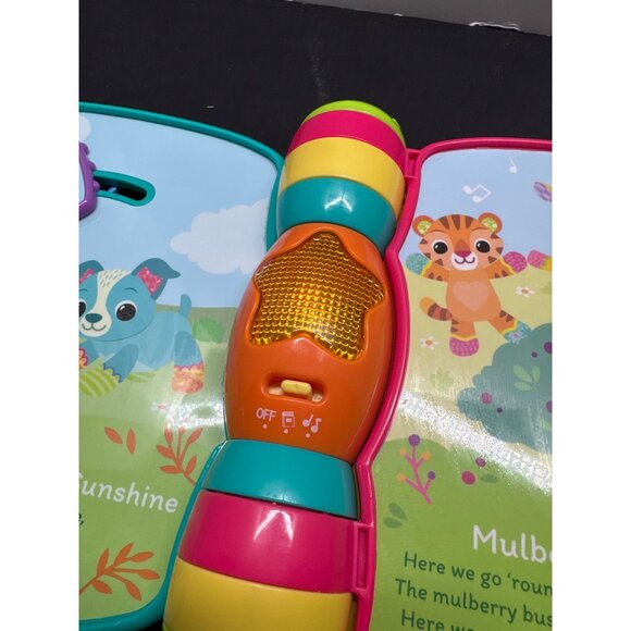 Vtech Animal Rhymes Music Book Interactive Learning Toy With Lights & Sounds - Picture 4 of 7